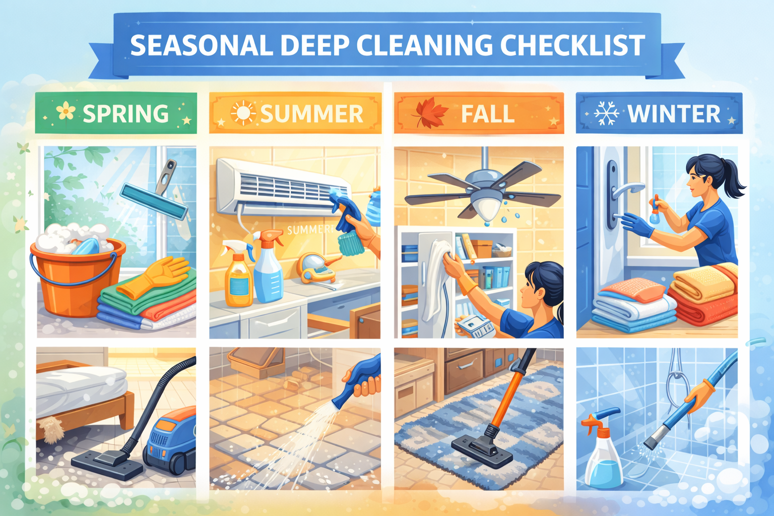 Seasonal Deep Cleaning Checklist