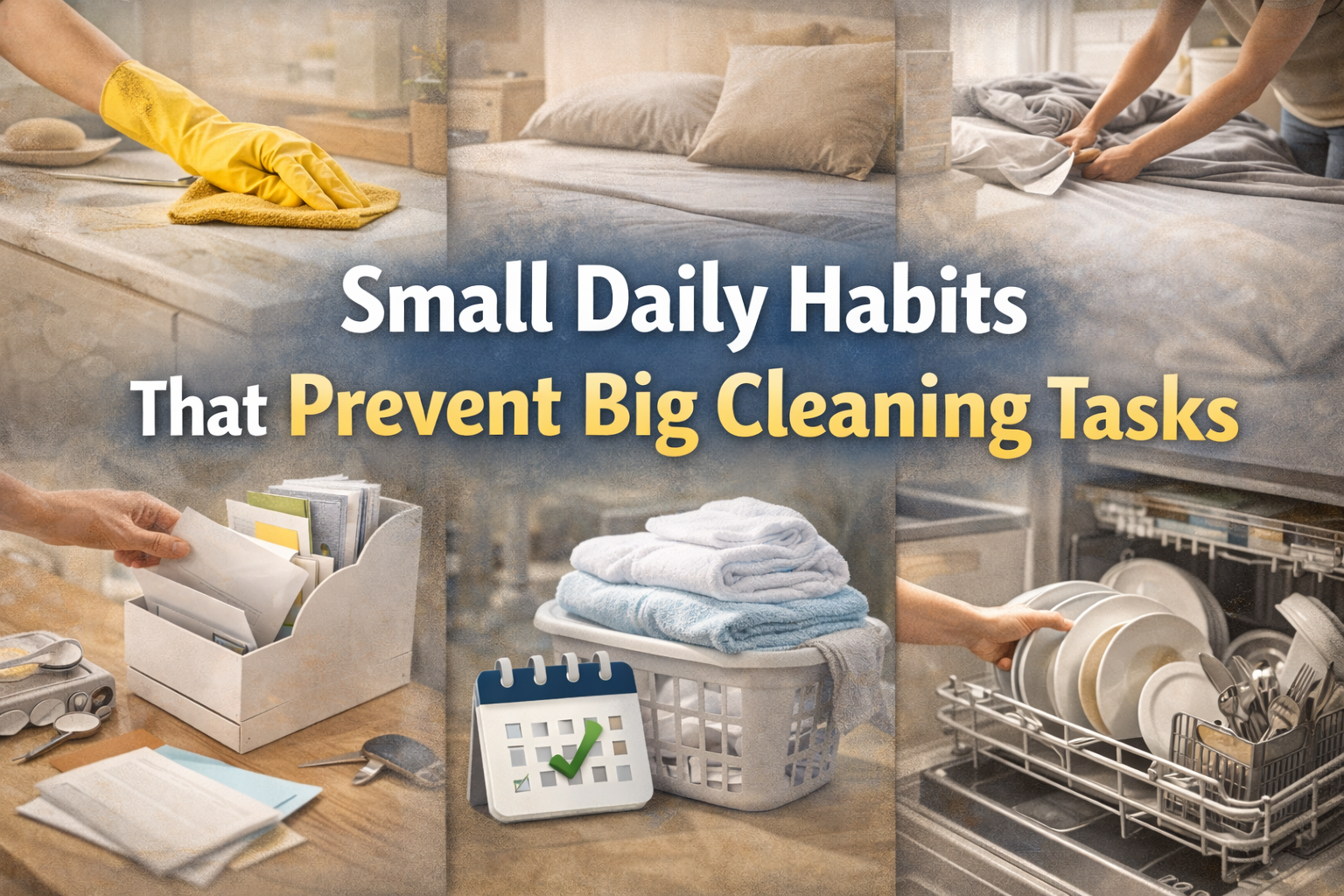 Small Daily Habits That Prevent Big Cleaning Tasks